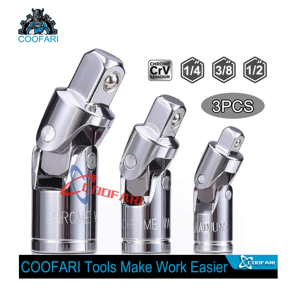 Universal Joint Set Ratchet Angle Extension Bar Socket Adapter Manual