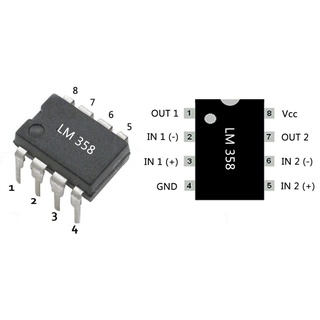 LM358 Op Amp Operational Amplifier IC Dual Opamp LM358N | Shopee ...