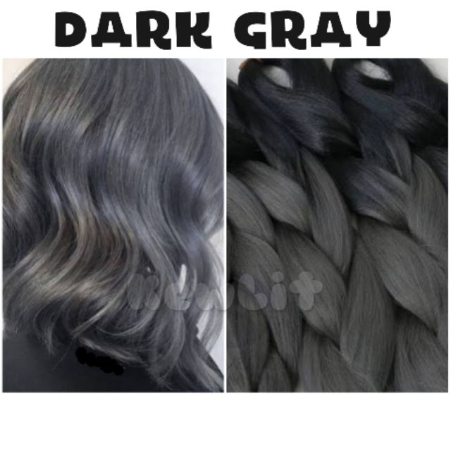 Spiksplinternieuw Dark Gray Hair Color | Shopee Philippines IA-56
