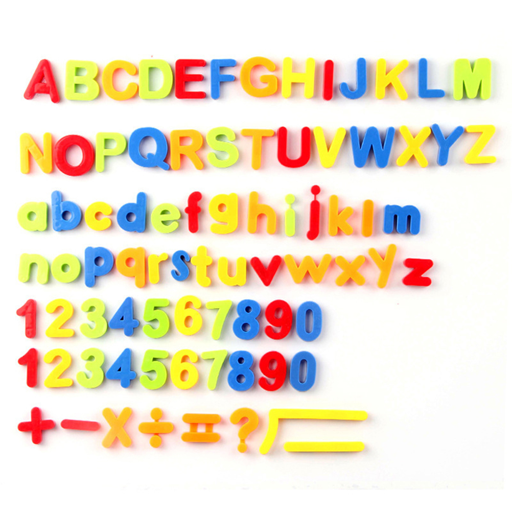 80pcs Magnetic Uppercase Lowercase Bubble Letters Abc 123 Alphabet Magnets Numbers Symbols Toy Set Fridge Early Educational Refrigerator Stickers Toys Shopee Philippines