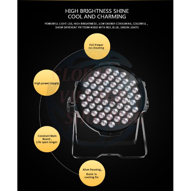 Big Dipper LP001 ( RGBW ) & LP001-H ( With DMX Cable ) Stage Lights LED ...