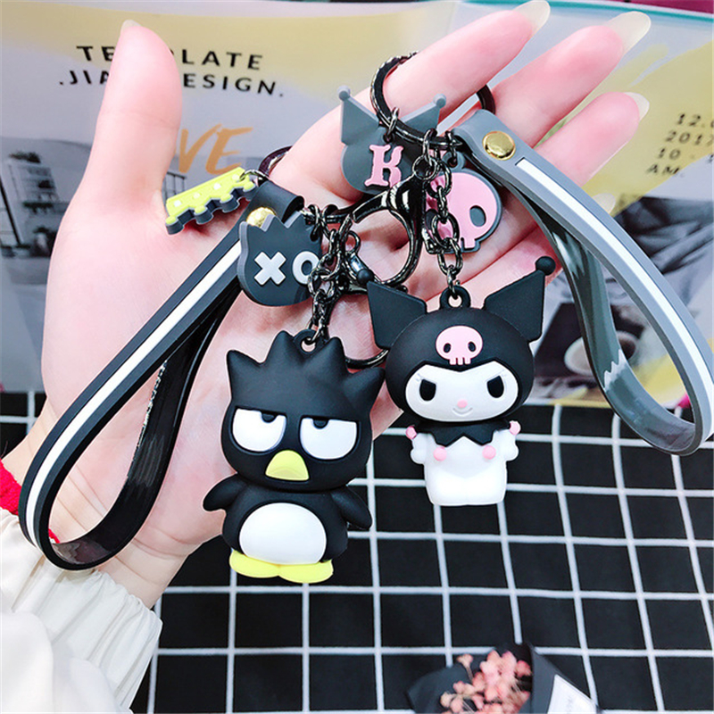 Sanrio Keychain Kitty Melody Keroppi Badtz Pom Pom Purin Chinnamoroll