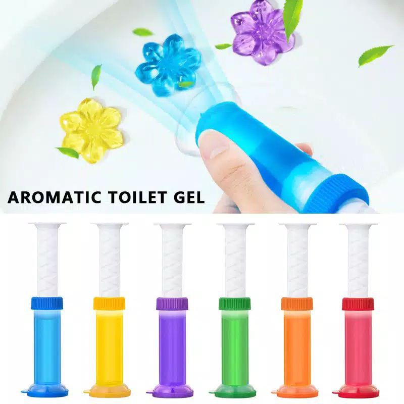 YLS Bathroom Freshener Toilet Gel Stamp CleanerAromatic Toilet Bowl