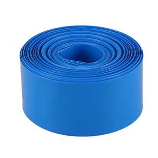 10M 29.5Mm PVC Heat Shrink Tubing Wrap for 1 X 18650 Battery Blue #2