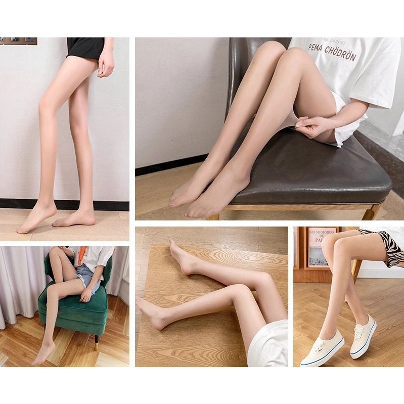 Stockings Thin Style Ultra-Thin Black Silk Skin Tone Invisible Bare ...