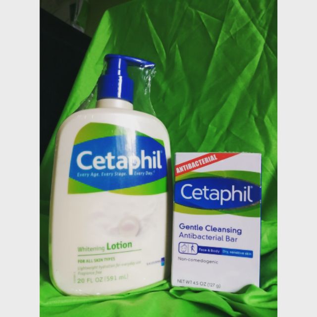 Cetaphil Lotion with free Cetaphil bar soap | Shopee ...