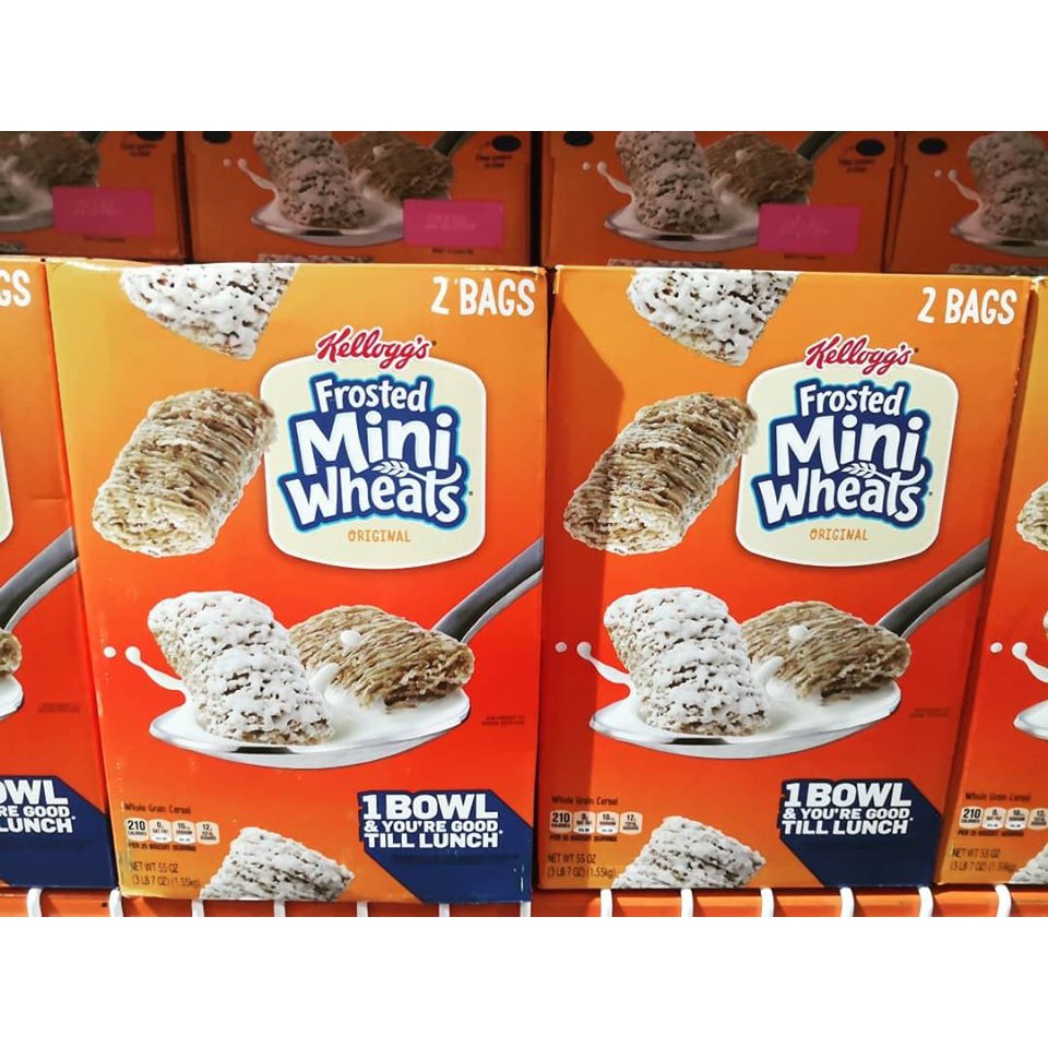 Bags Kellogg S Frosted Mini Wheats Cereal Big Box Shopee Philippines ...