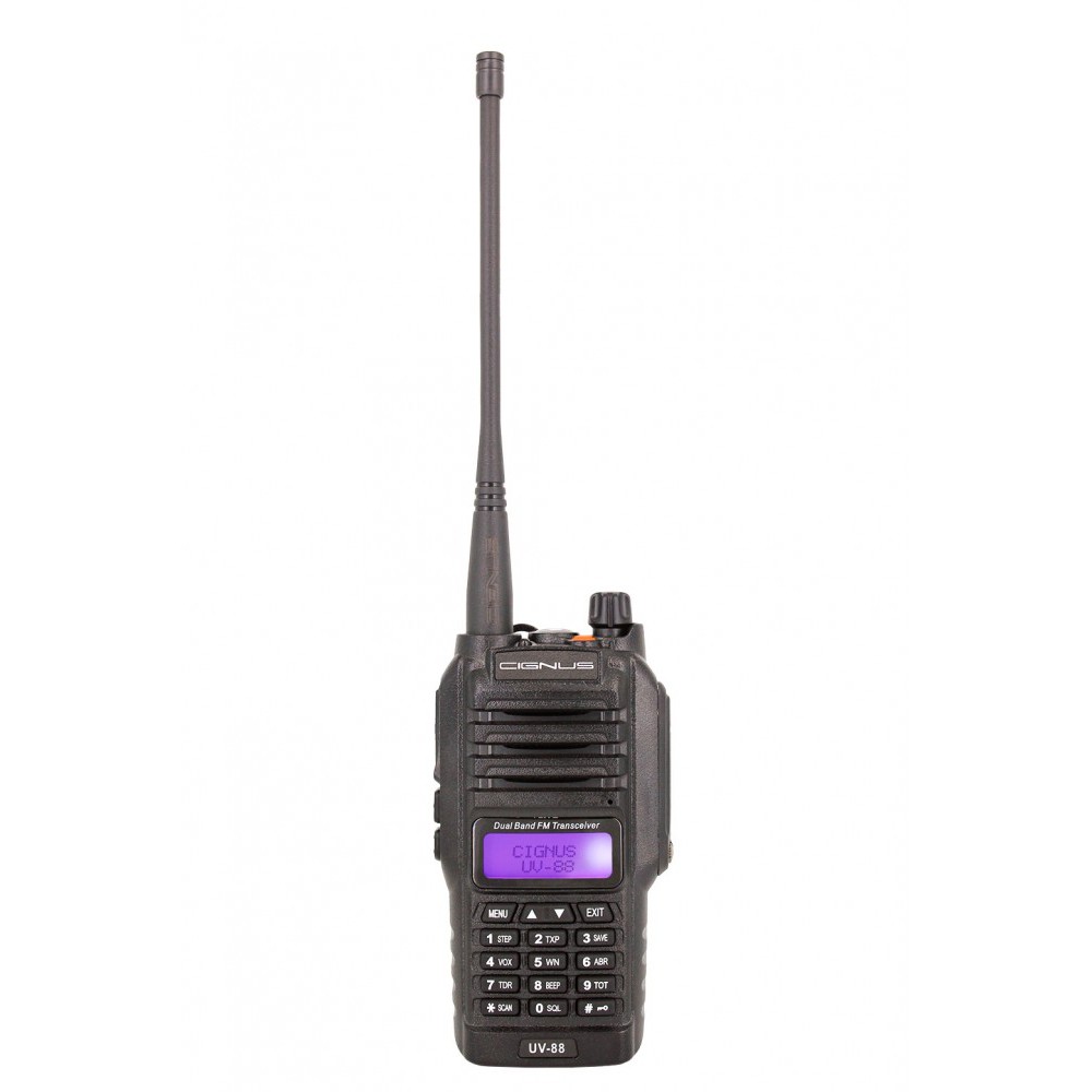 UG Cignus UV88 Dual Band VHF/UHF Portable Handheld Radio Splash Proof ...