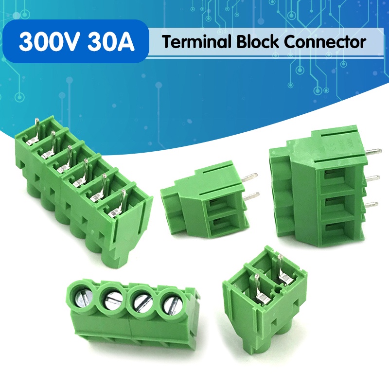 5pcs Kf635 635mm 762mm 95mm Screw Pcb Terminal Block Connector Pitch 2pin 3pin 300v 30a Screw 