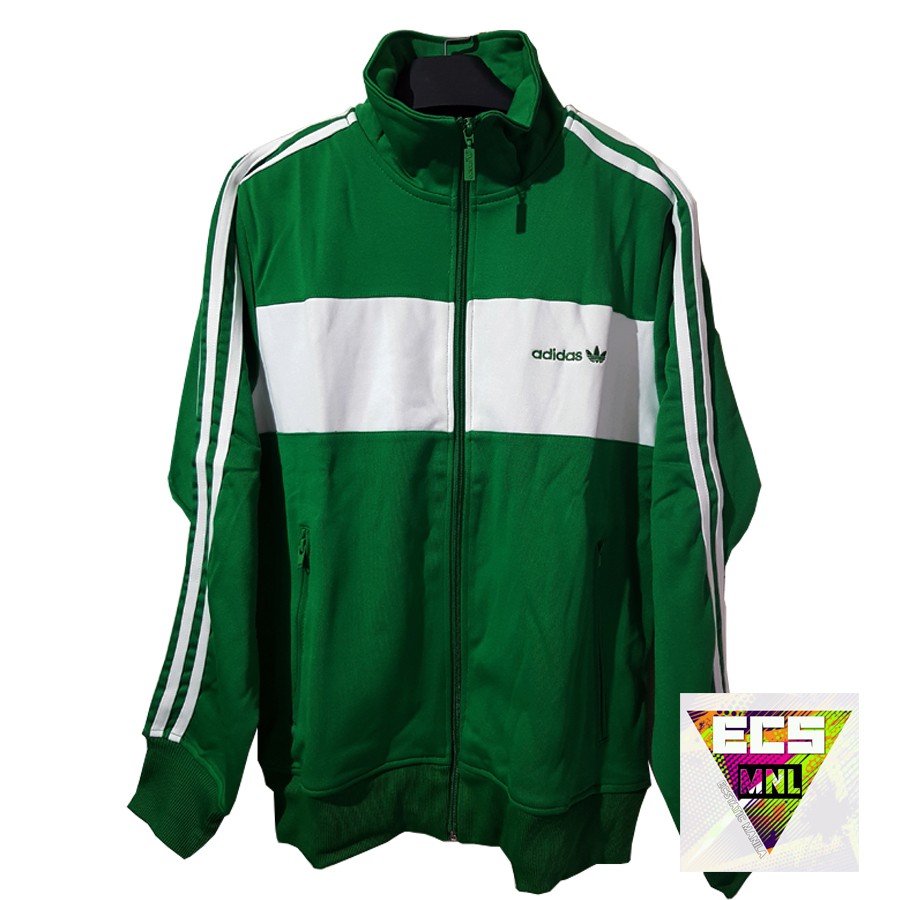 adidas firebird green jacket