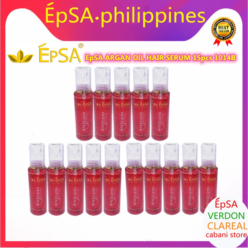 EpSA ARGAN OIL HAIR SERUM 15pcs 1014B Shopee Philippines