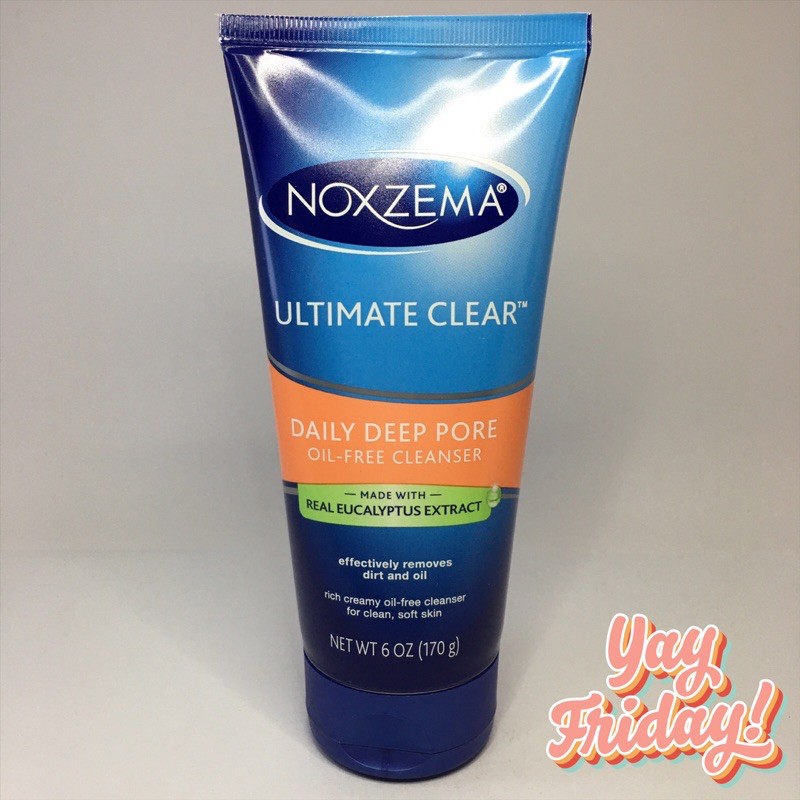 noxzema ultimate clear daily deep pore cleanser