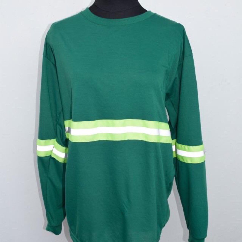 Freesize Cotton Long Sleeves with Neon Reflector Strip for Construction