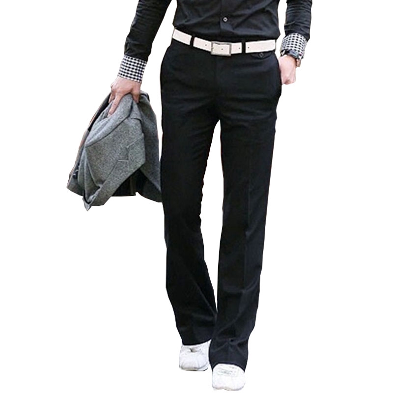 bell bottom formal pants for men