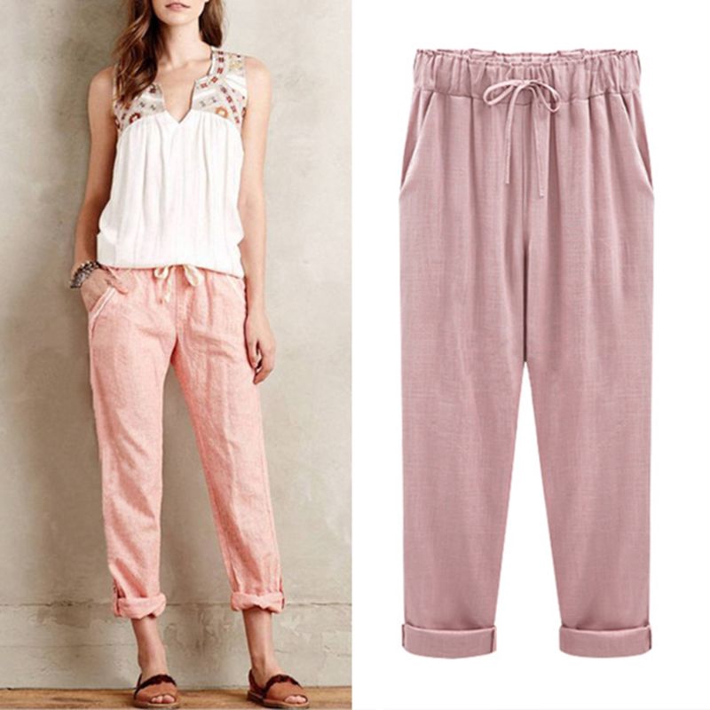 women's cuffed ankle pants