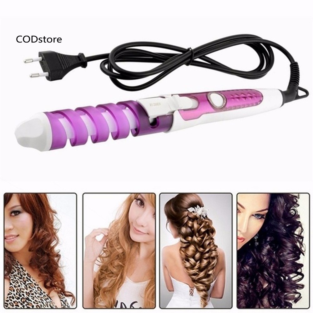 spiral hair curling wand
