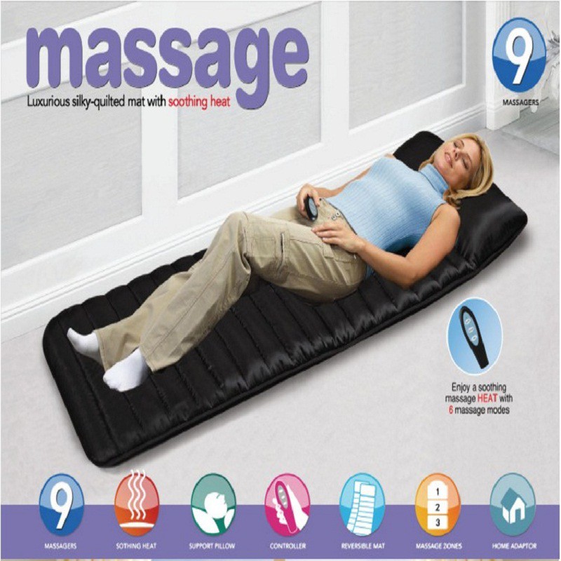 Household Mattress Heating Vibrating Back Massager Bed Mat