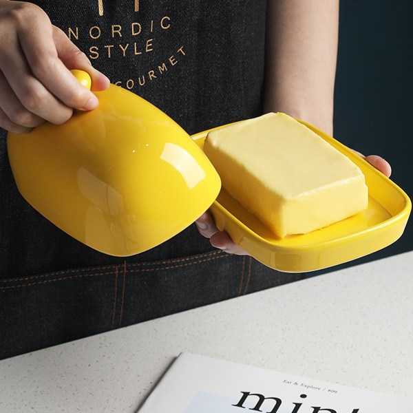 ceramic butter box