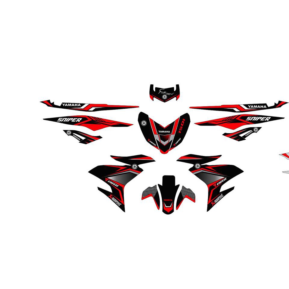 Decals Sticker Motorcycle Decals For Sniper 150 010 Shopee 