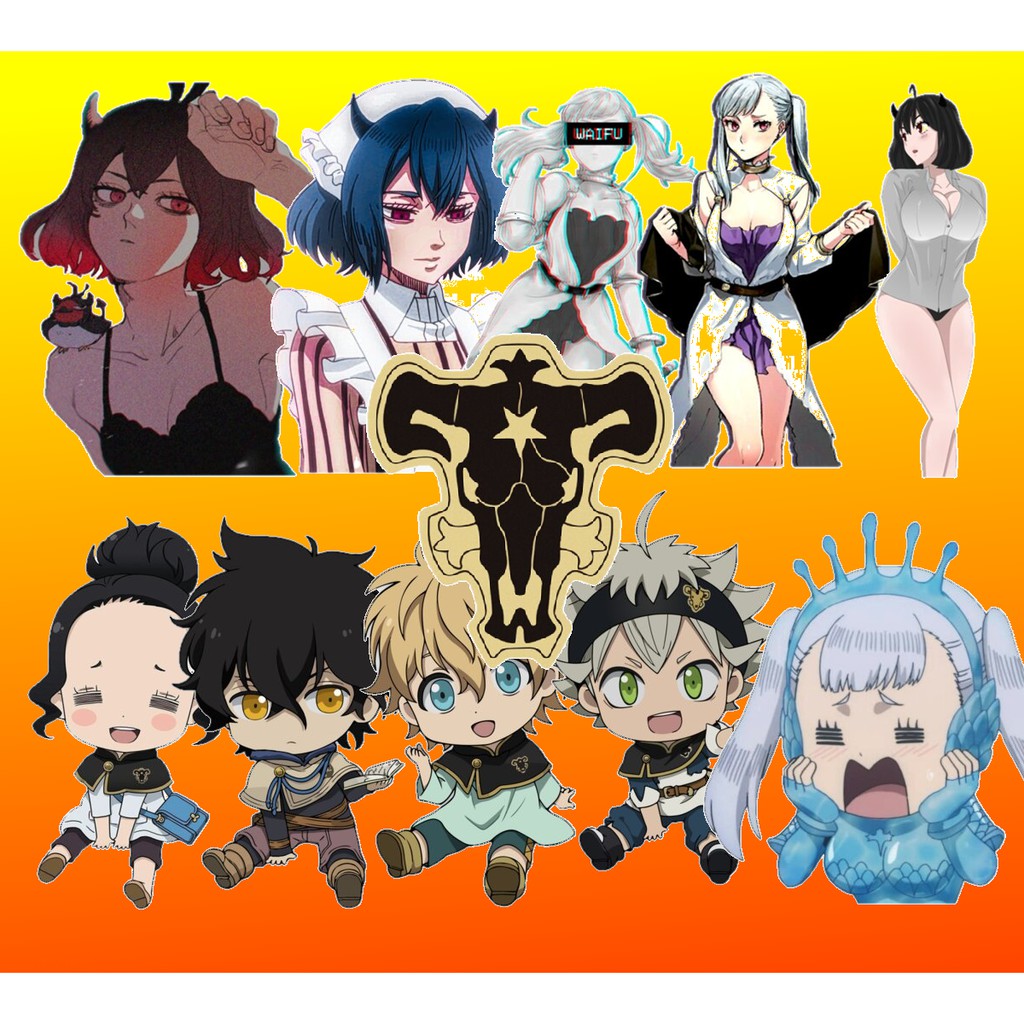 Black Clover Laminated Stickers | Shopee Philippines