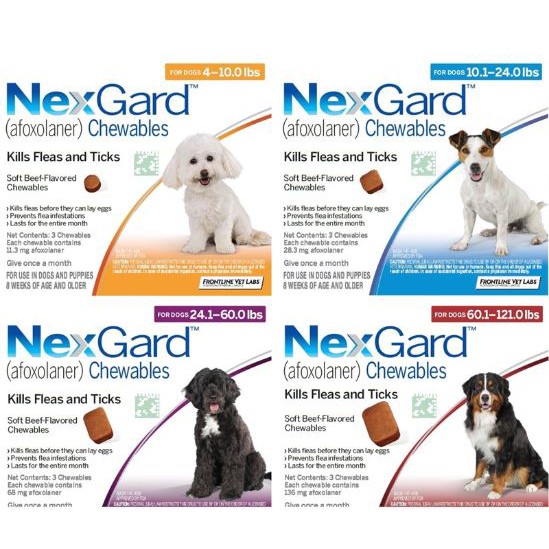 NEXGARD ANTI TICK \u0026 FLEA CHEWABLE for 