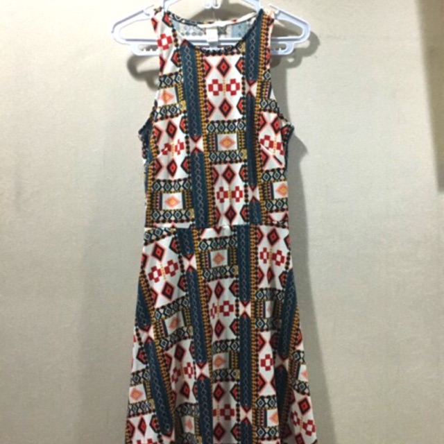 h&m aztec dress