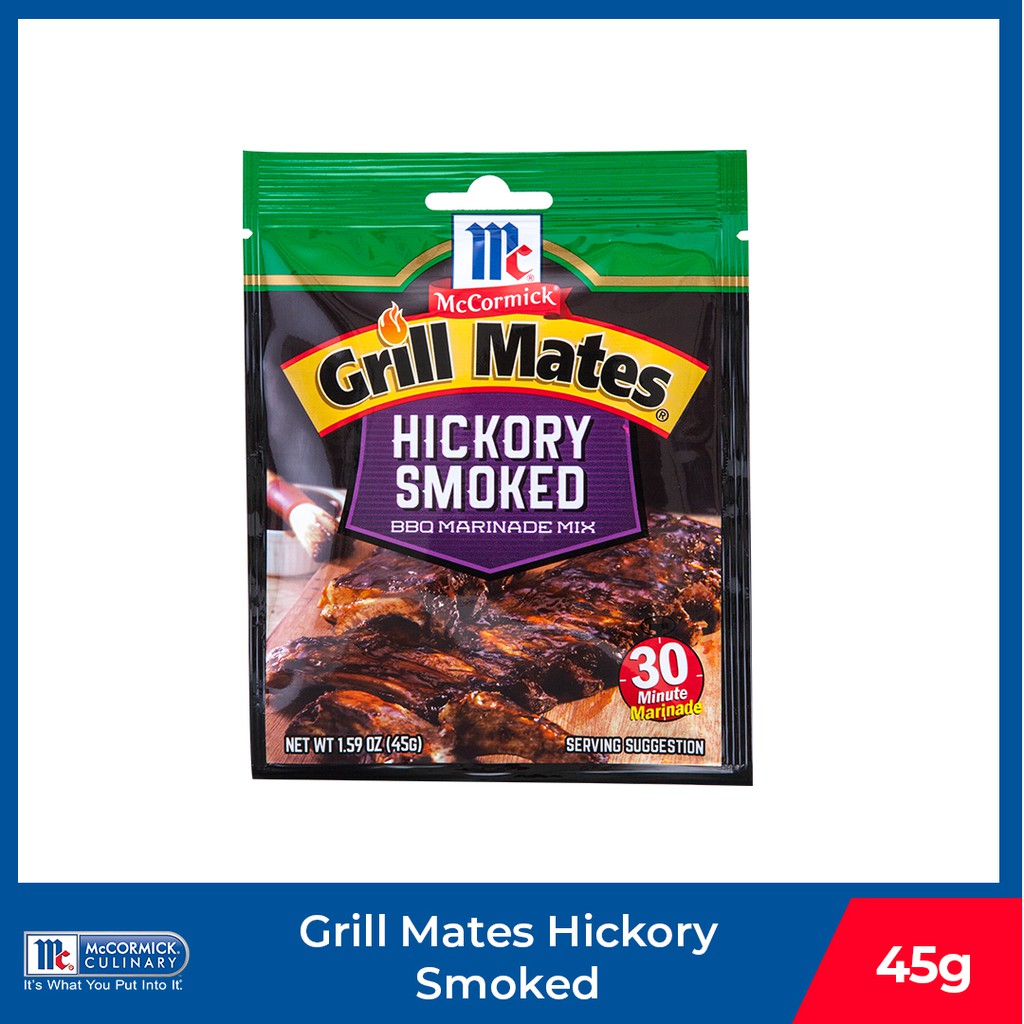 McCormick Grill Mates Hickory Smoked Barbeque Marinade Mix 45g Shopee