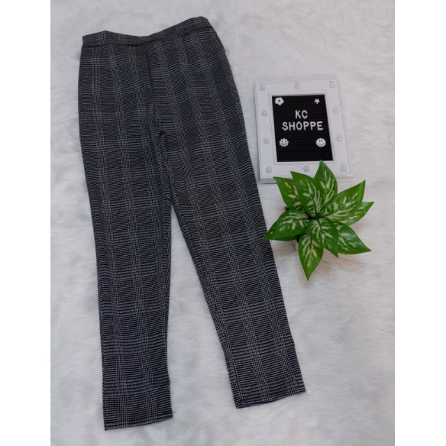 Plaid Trouser / Pants for Women | Shopee Philippines