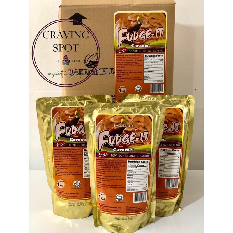 BAKERSFIELD FUDGE IT CARAMEL 1KG/Expiration Date JANUARY 2023 Shopee Philippines