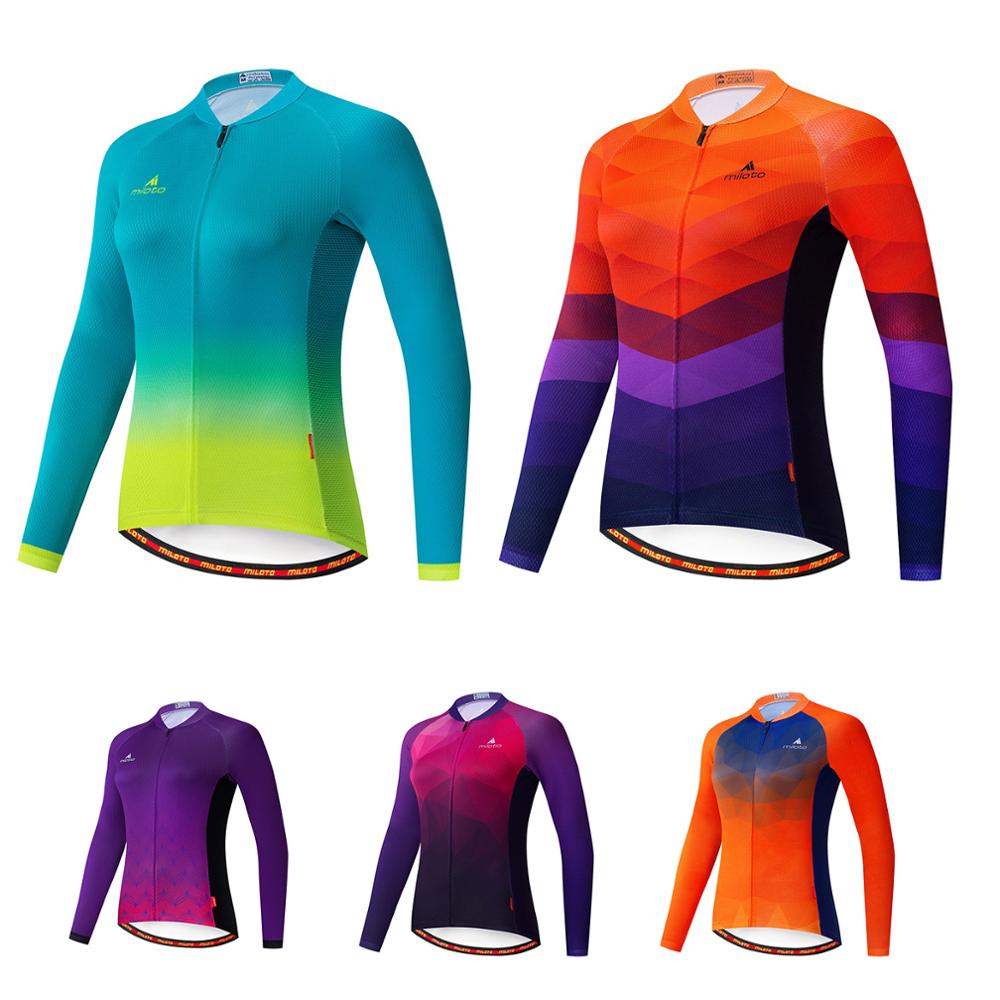 womens mtb long sleeve jersey