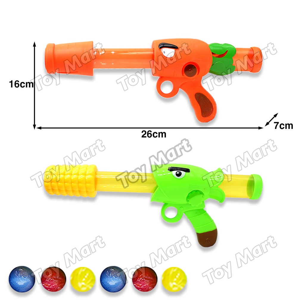 Vegetable Toy Nerf Blaster Corn   Carrot Design Game Pump Action Soft 