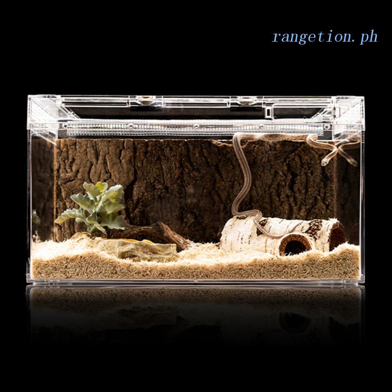 RAN Snake Hide Small Reptile Hideout Caves Artificial Birch Log Reptile Terrarium Decor for
