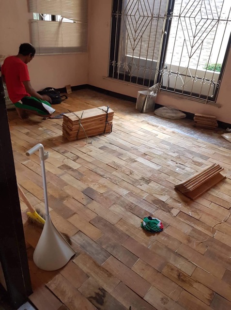 Wood Parquet Wood Tiles Wood Flooring Shopee Philippines