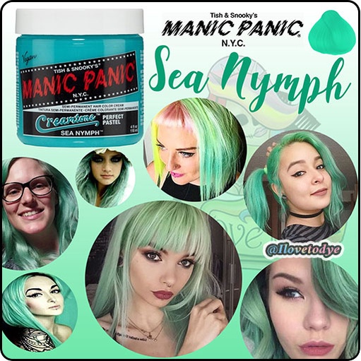 Sea Nymph Creamtones ○ Manic Panic Semi-Permanent Green Hair Dye -  ilovetodye | Shopee Philippines