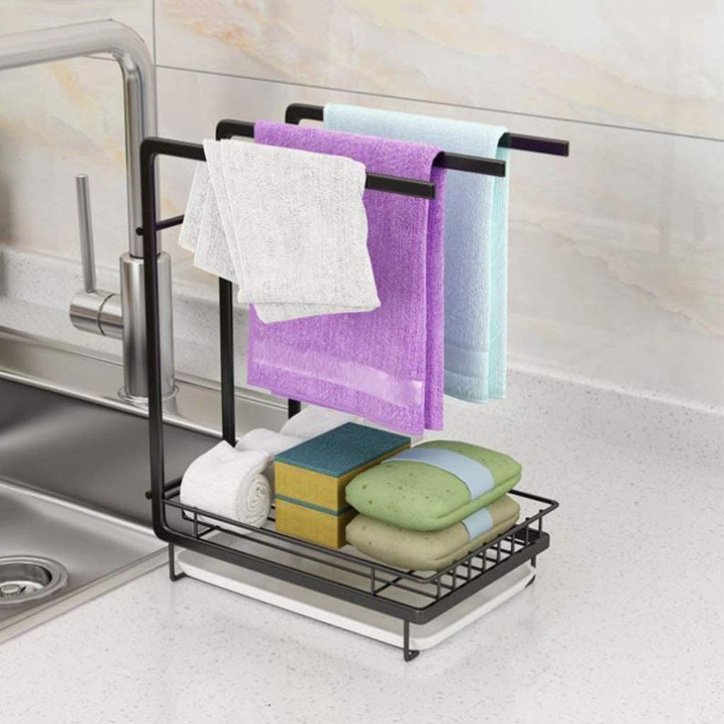 Dishcloth rack kitchen supplies storage rack sponge drain storage