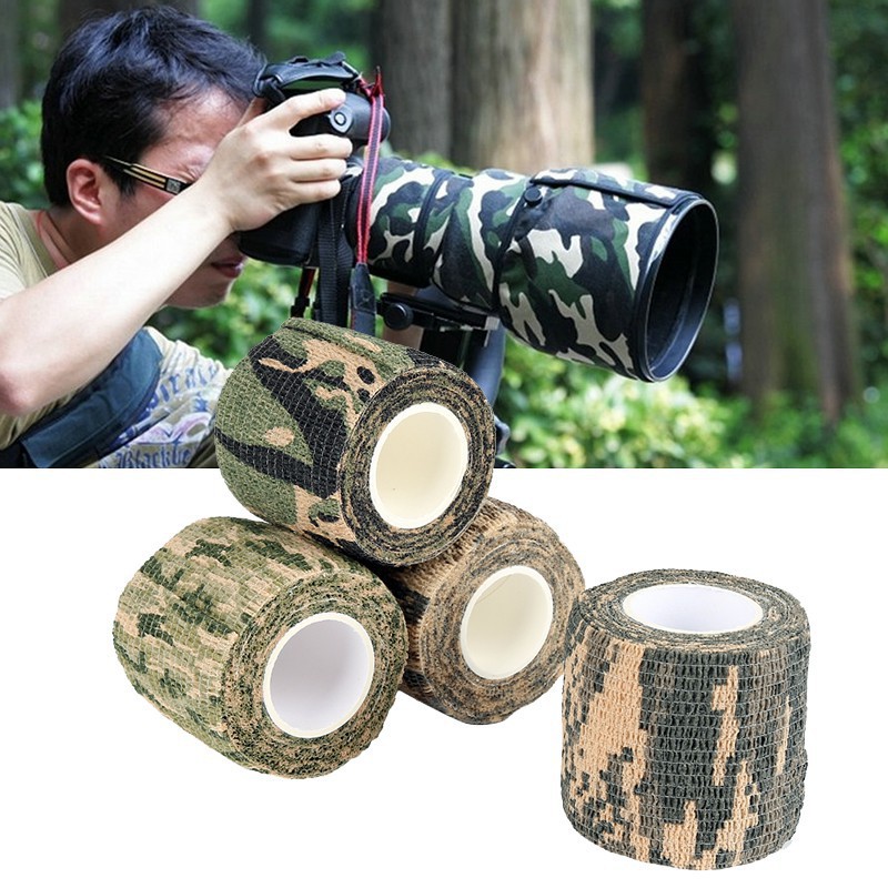 Camouflage Tape Camo Tape For Hunting Airsoft Stealth Hide Gun Bow Gear War Game 