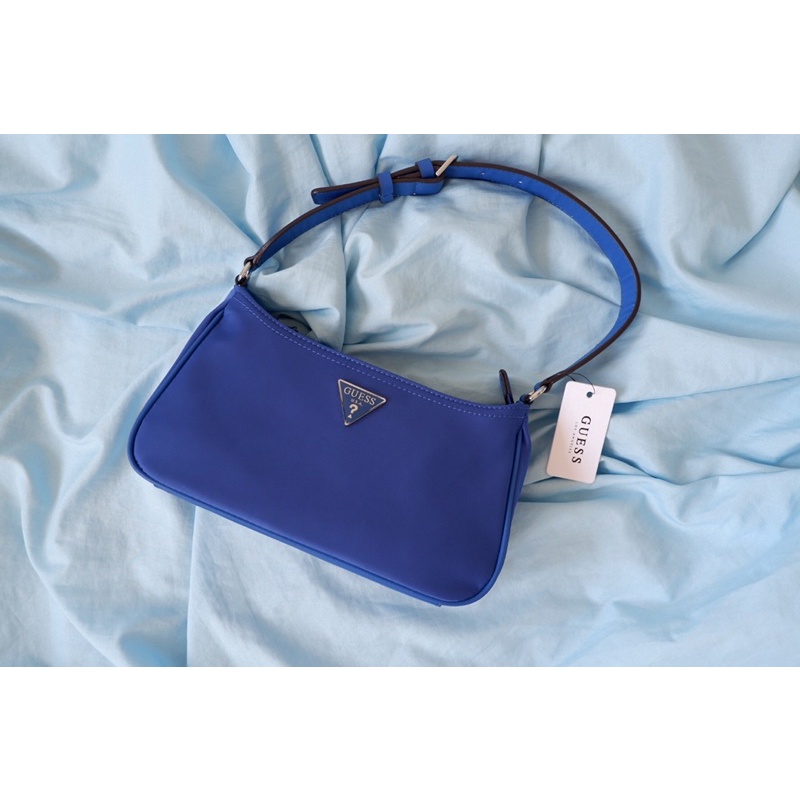 Guess Little Bay Shoulder Bag Blue (Brand New) Shopee Philippines