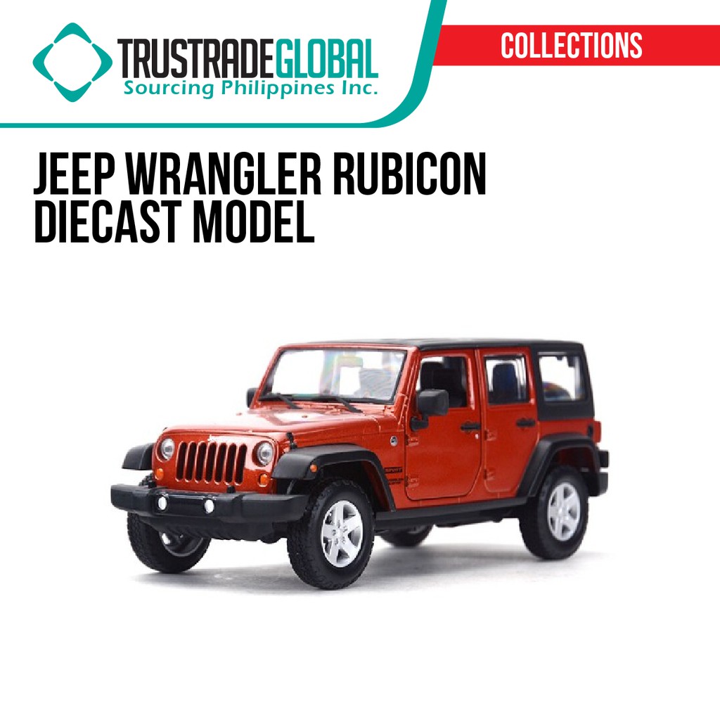Jeep Wrangler Rubicon Diecast Model | Toys for the Big Boys | Shopee  Philippines