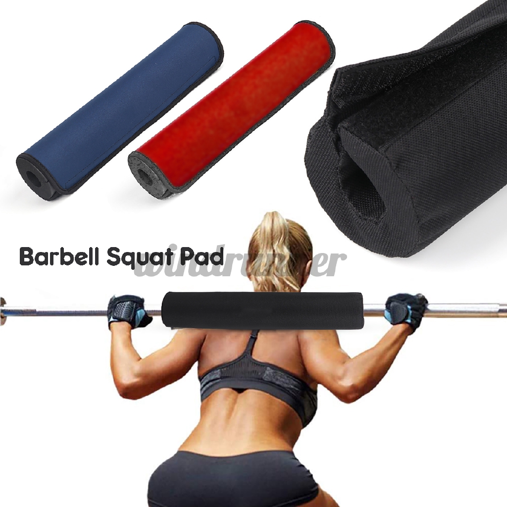 Barbell Pad Gel Supports Squat Bar Weight Lifting Neck Protect Pull Up Blac TBO 