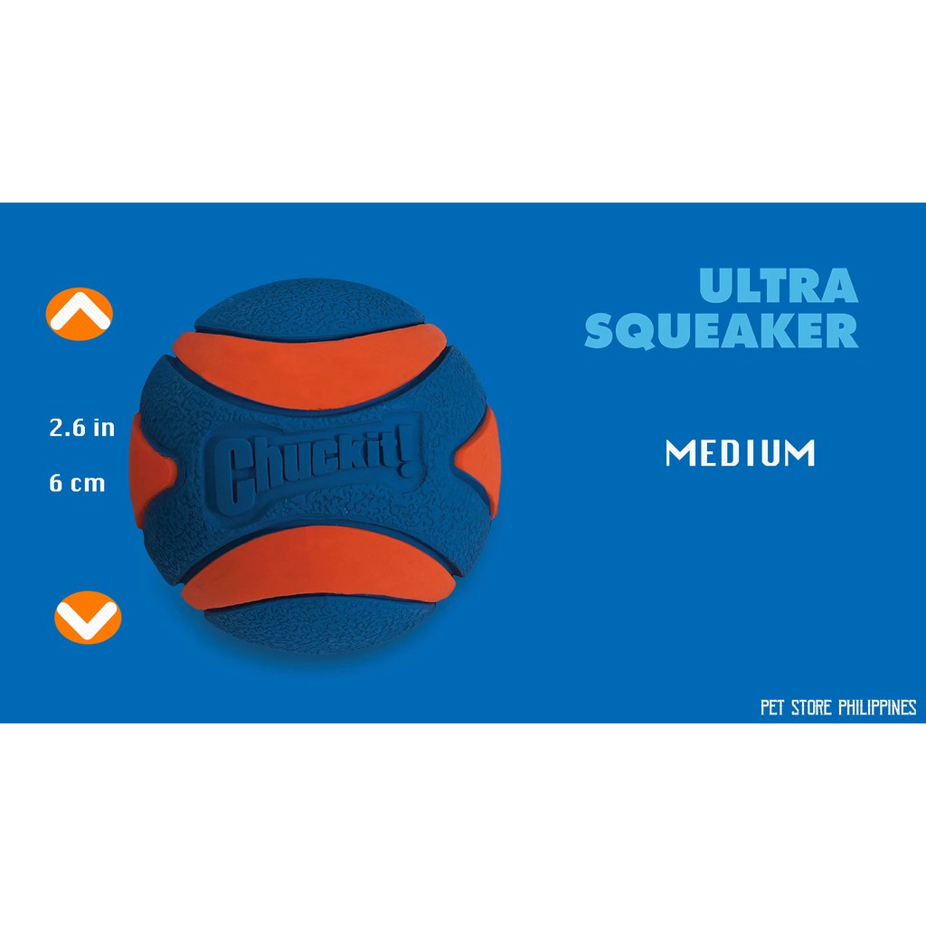 chuckit squeaker ball