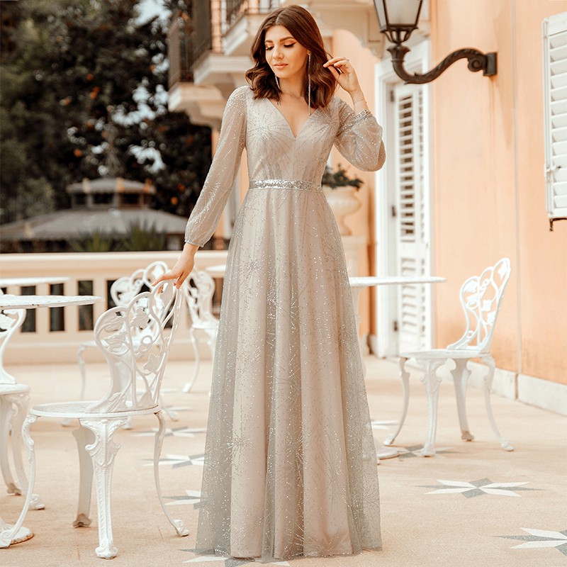 long sleeve sparkle dress plus size