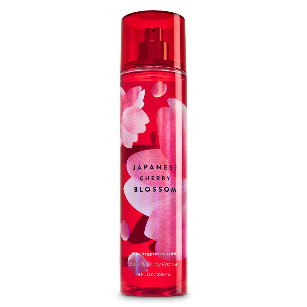 Bath And Body Works Fine Fragrance Body Mist Japanese Cherry Blossom 236ml 88 Ml Travel 5858