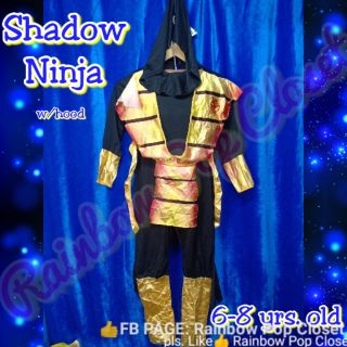 Costume Kids Boys Halloween Black Ninja Assassin Gorgeous Shopee Philippines - black ninja outfit roblox