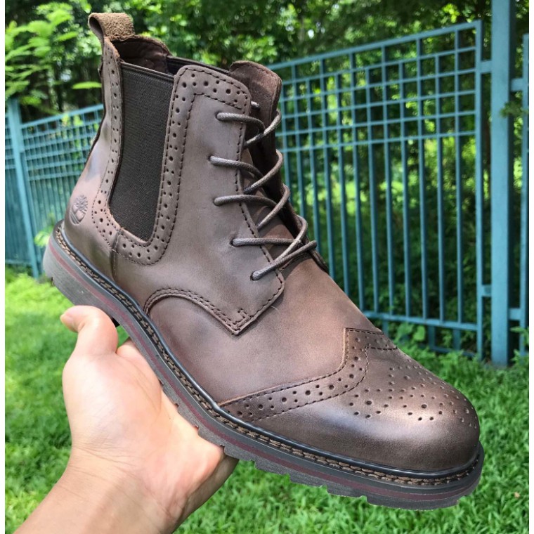 genuine leather timberland