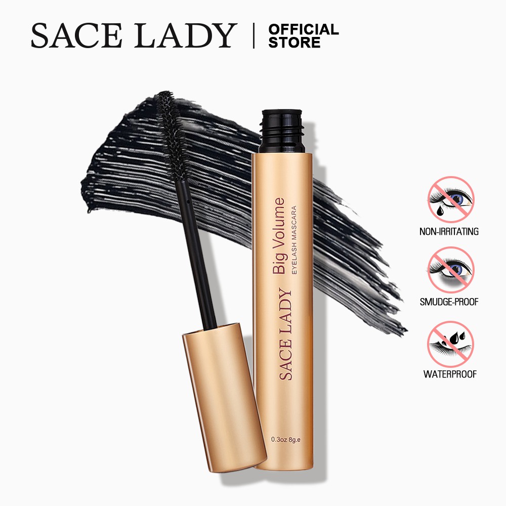 SACE LADY Waterproof Mascara Volumizing Lengthening Eyelash Makeup