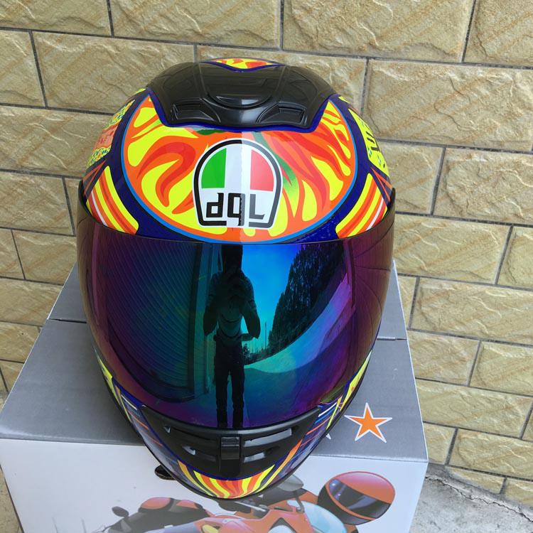 AGV design full  face  helmet AGV helm  motor  Shopee 