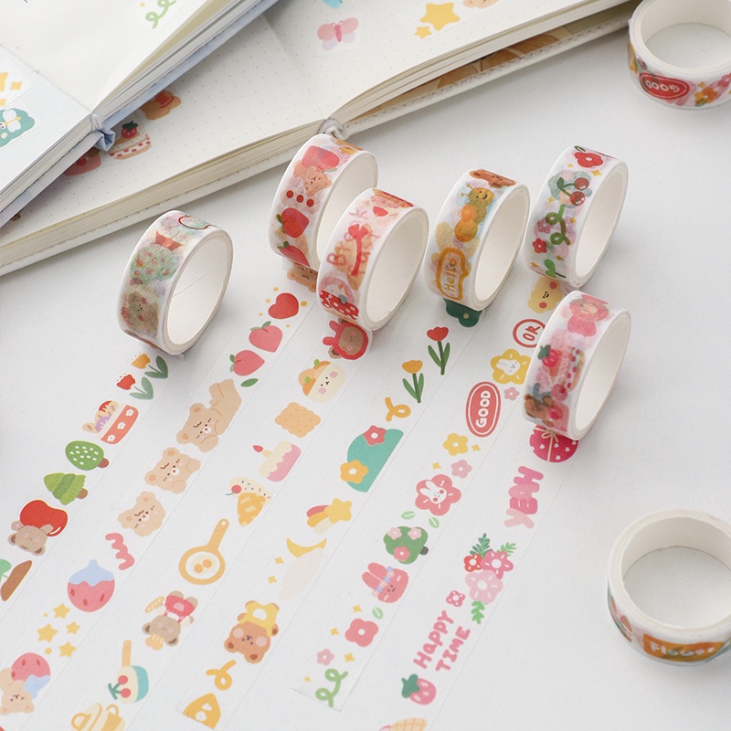 imoda 1roll Washi Tape Cute Diary Scrapbooking Decoration Journal ...