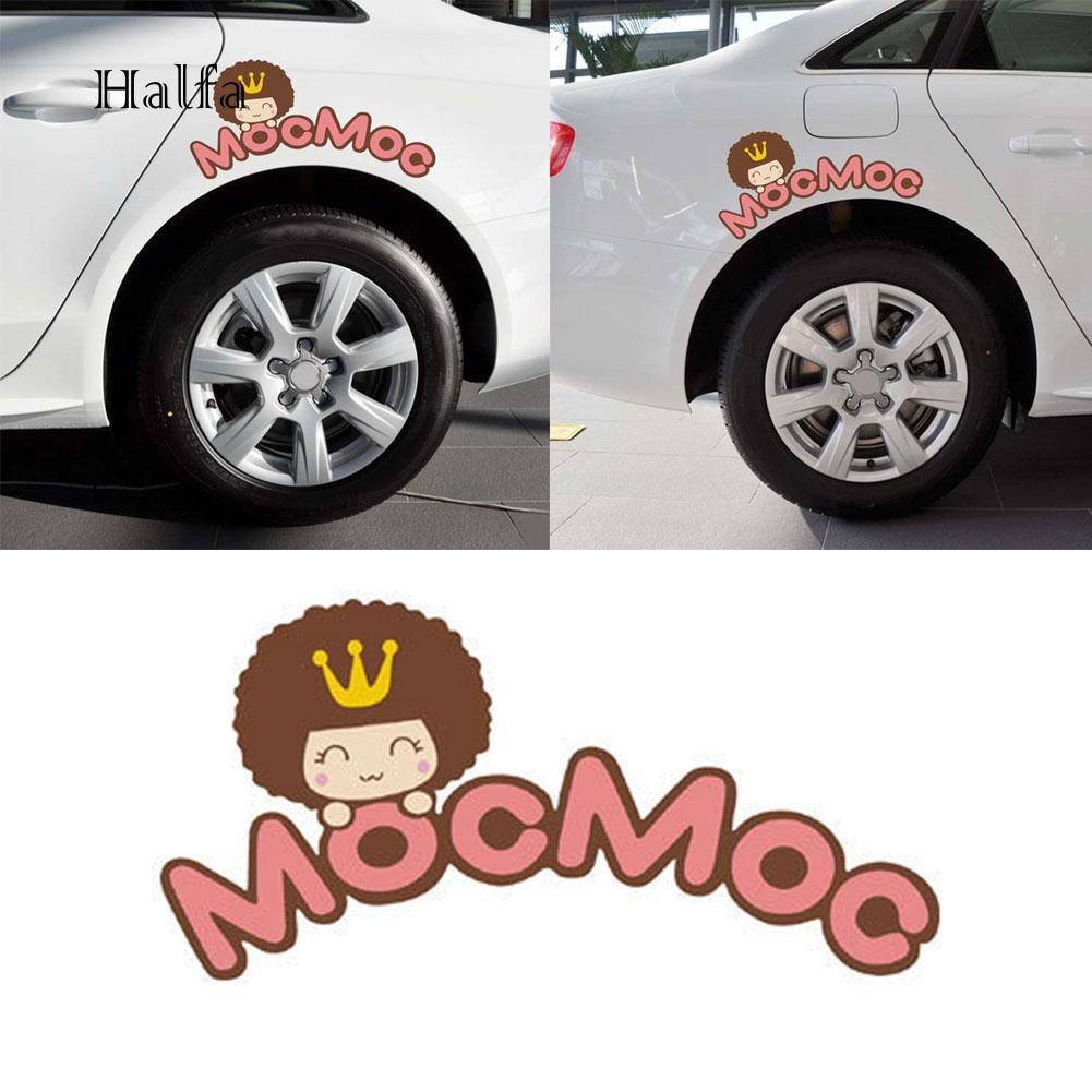 Hl Cute Cartoon Mocmoc Doll Car Styling Truck Vehicle Body