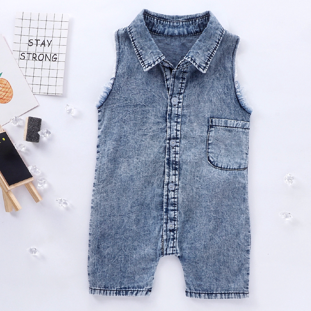 denim romper outfit