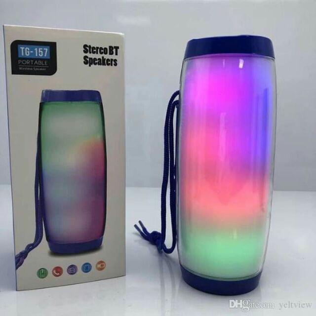 led light and speaker